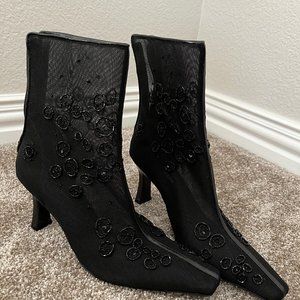 Enzo Angiolini 8M Black Aschley mesh boot